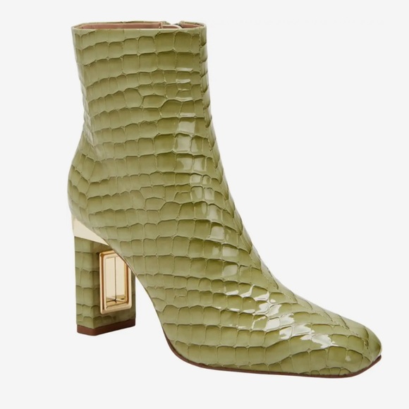 Katy Perry Collections Shoes - Women’s Katy Perry The Hollow Heel Bootie - Green Fig retails $150